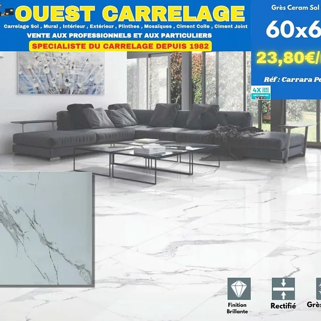 carrelage sol marbre