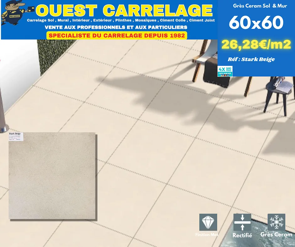 carrelage sol BEIGE