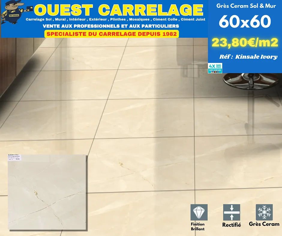 carrelage sol marbre BEIGE