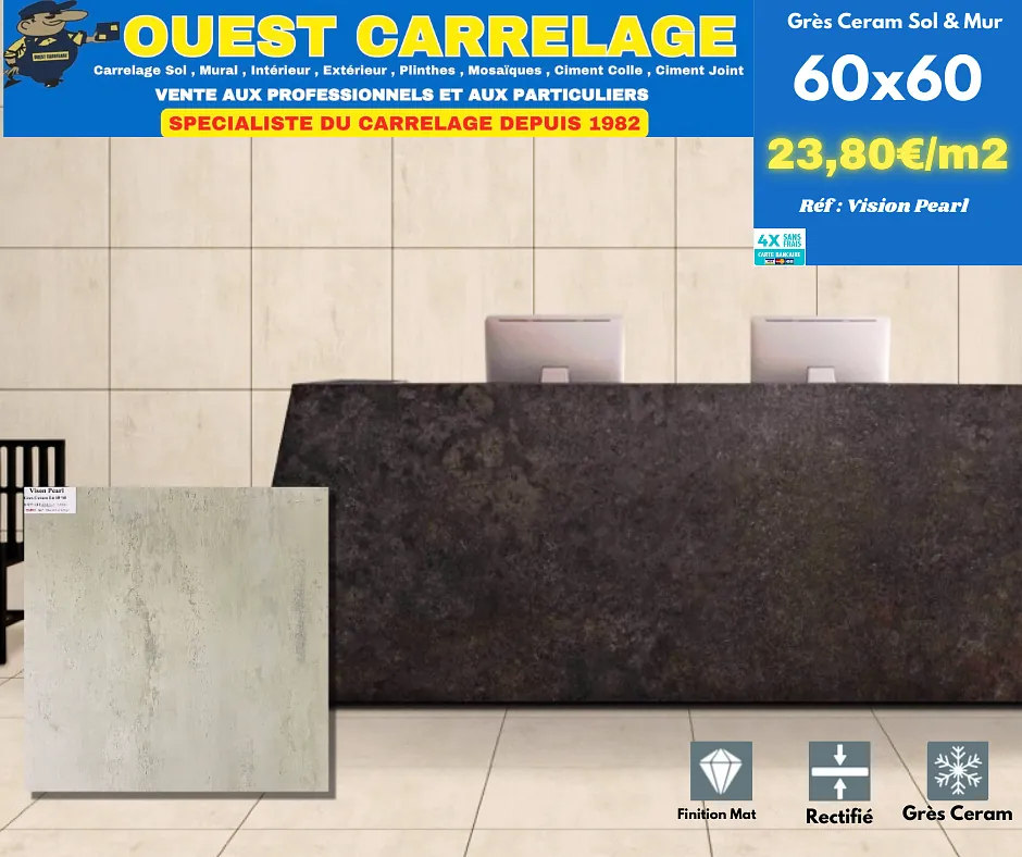 carrelage sol pierre BEIGE