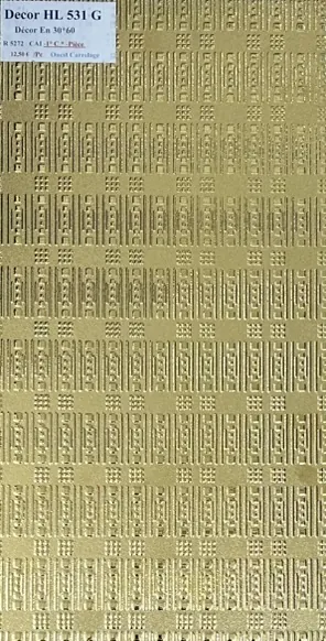 DECOR FINITION OR GOLD