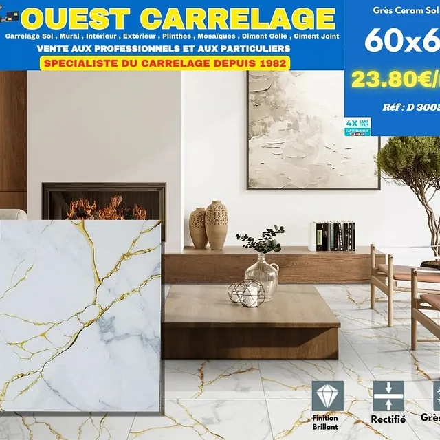 carrelage sol marbre