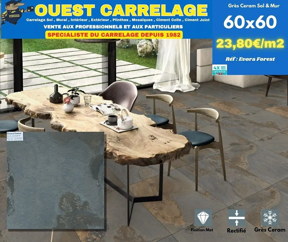 carrelage sol PIERRE ARDOISE