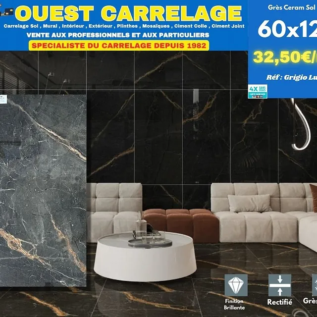 CARRELAGE MURAL MARBRE DOREE