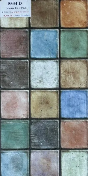 CARRELAGE MURAL MOTIF