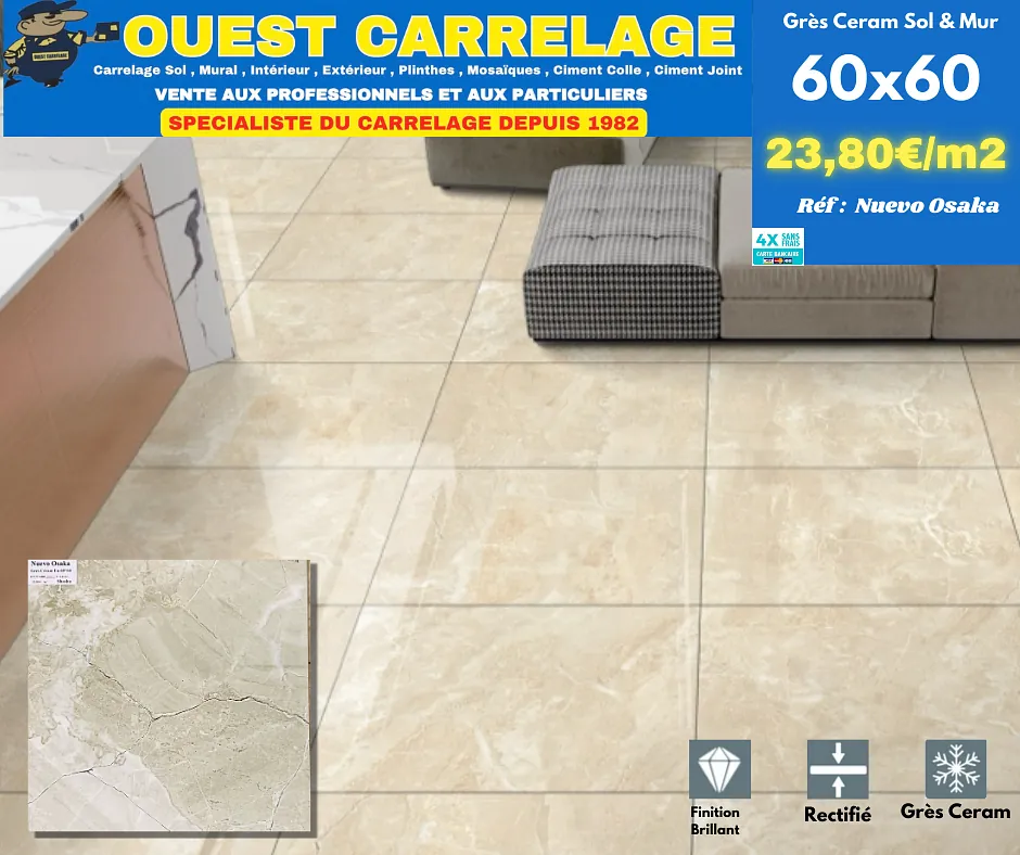 carrelage sol marbre BEIGE