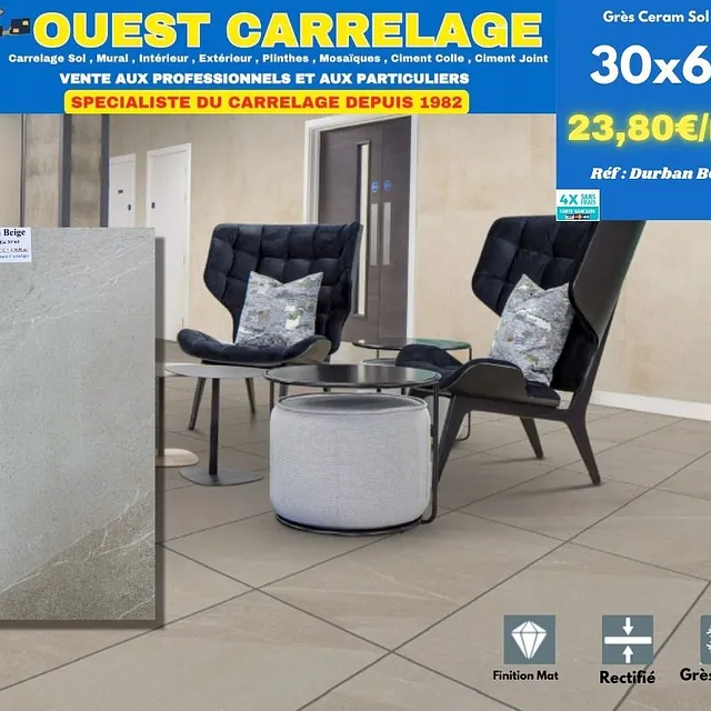 carrelage sol pierre BEIGE