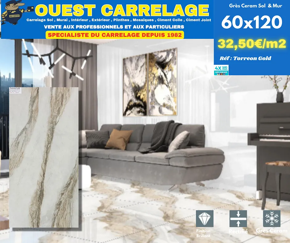 carrelage sol marbre