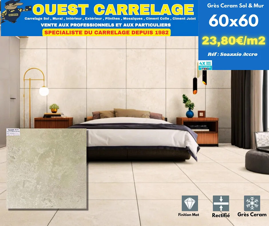carrelage sol pierre BEIGE