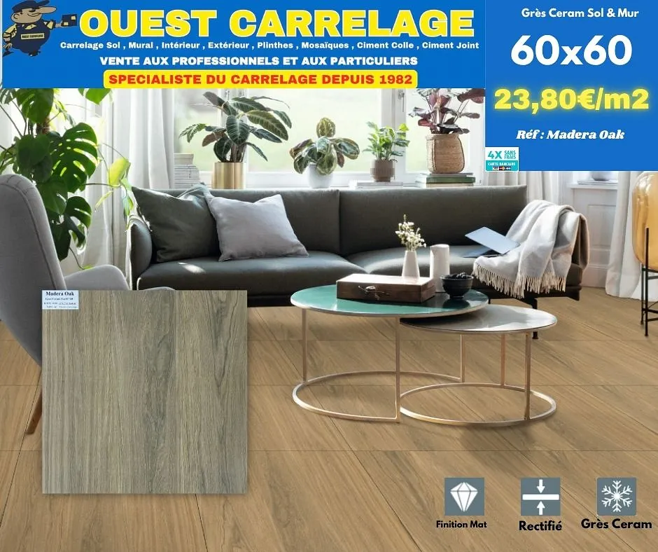 CARRELAGE EFFET BOIS PARQUET