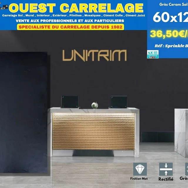 carrelage sol pierre NOIR