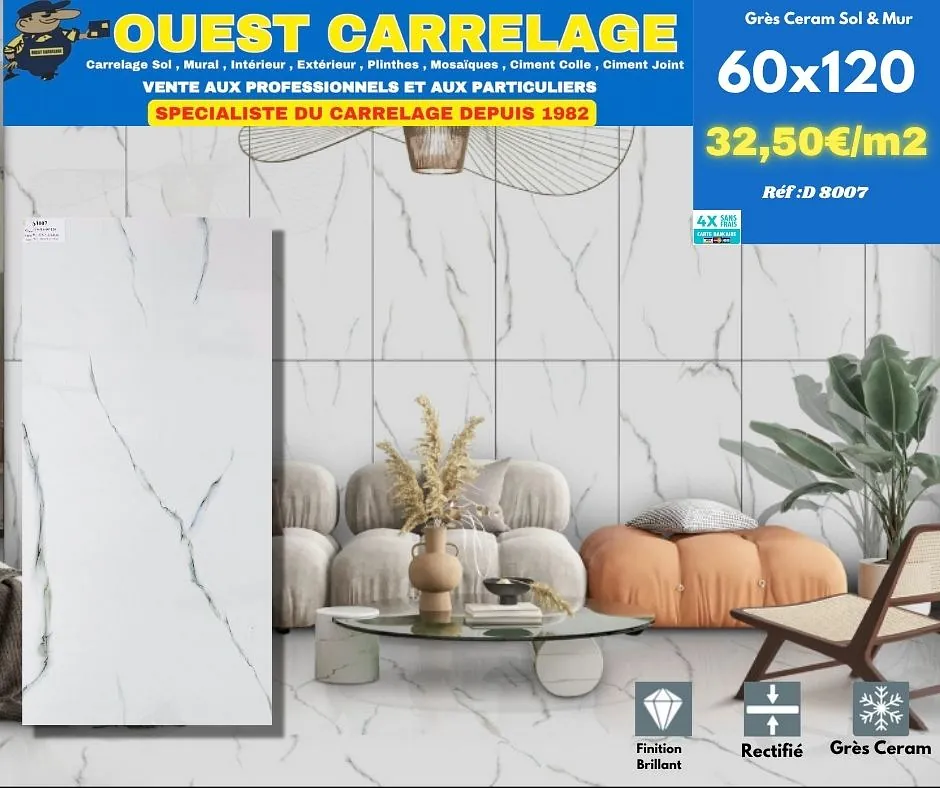 carrelage sol marbre