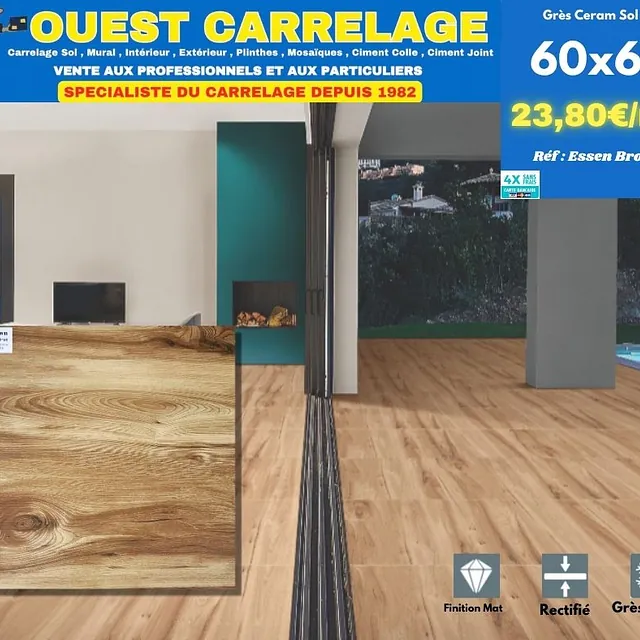 CARRELAGE EFFET BOIS PARQUET