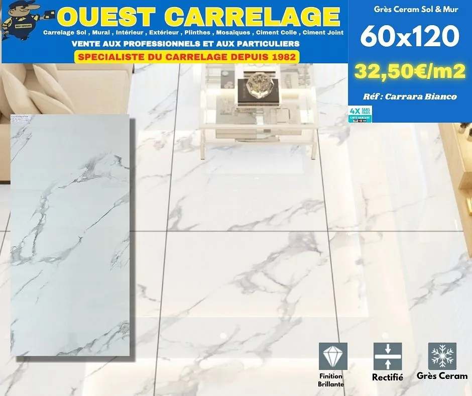 carrelage sol marbre