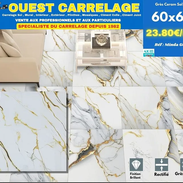 carrelage sol marbre