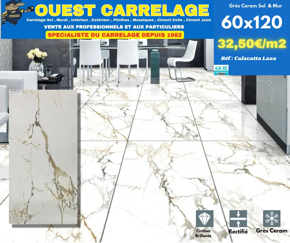 carrelage sol marbre