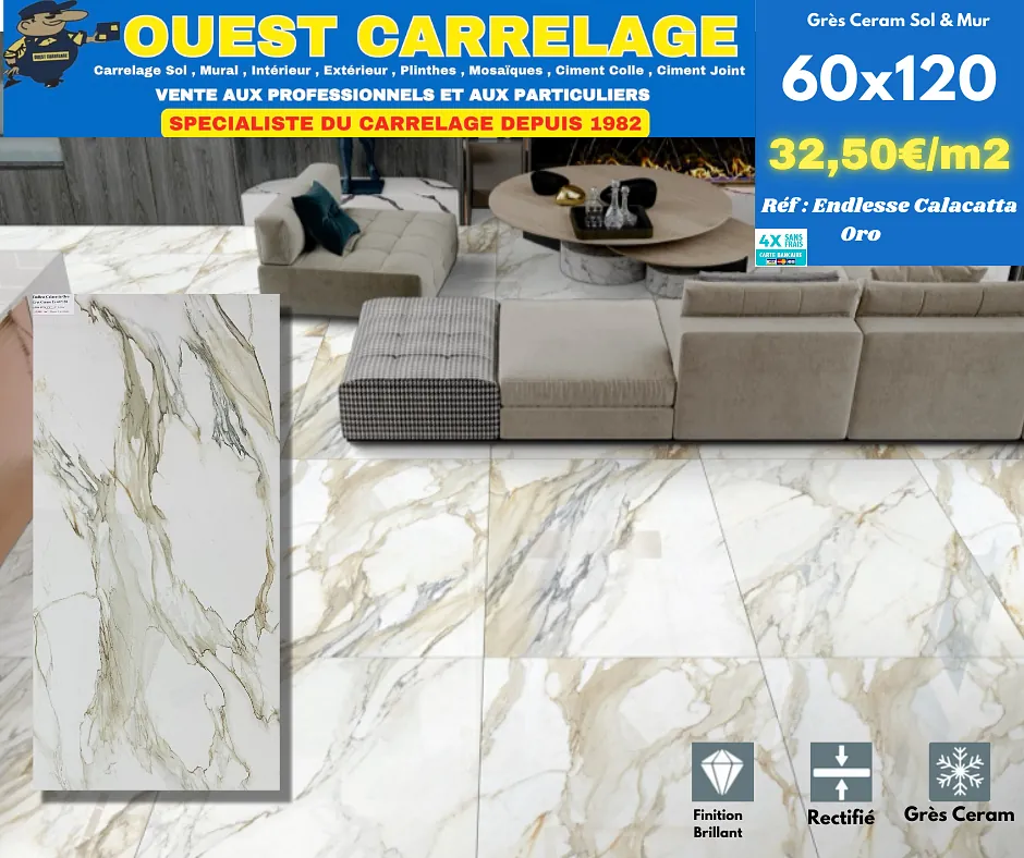 carrelage sol marbre