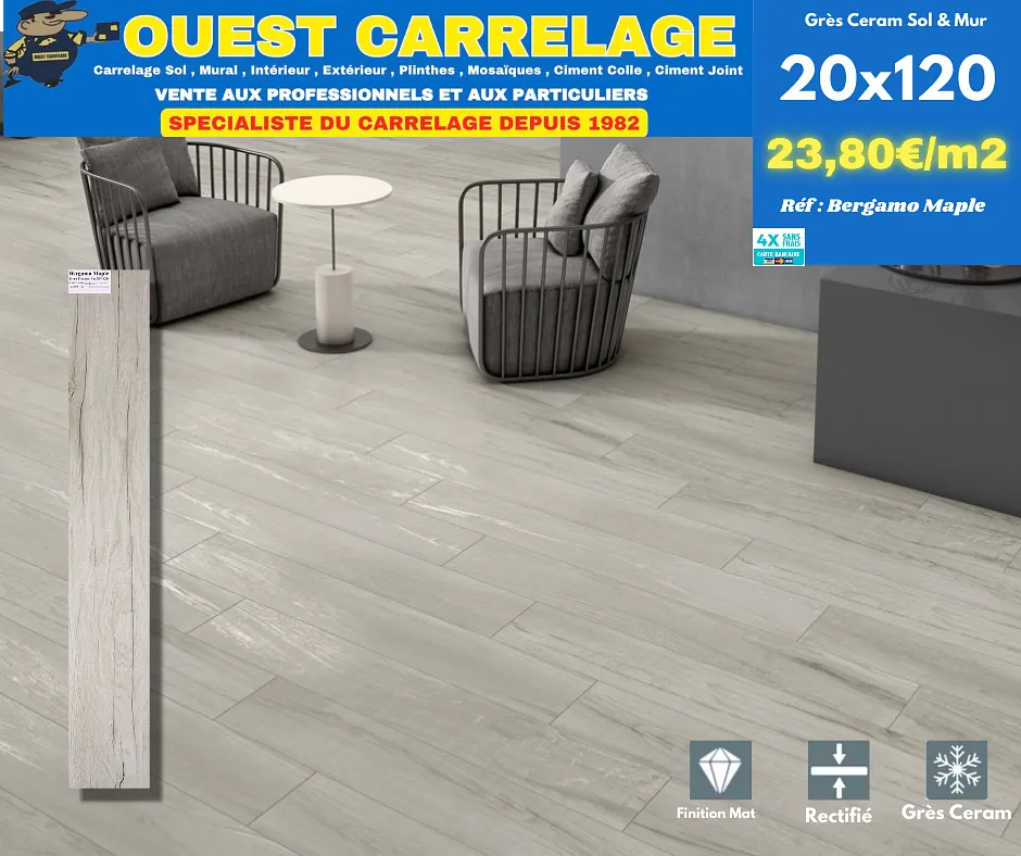 CARRELAGE EFFET BOIS PARQUET