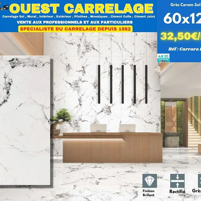 carrelage sol marbre