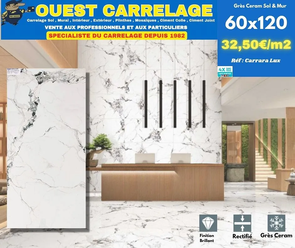 carrelage sol marbre