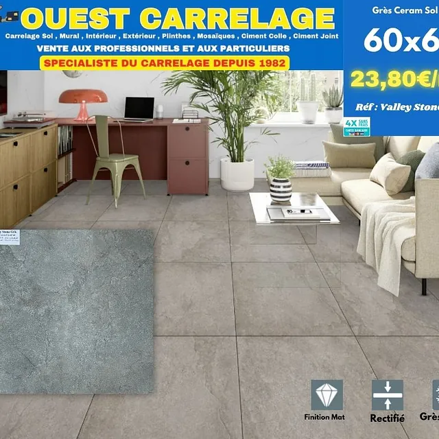 carrelage sol pierre 