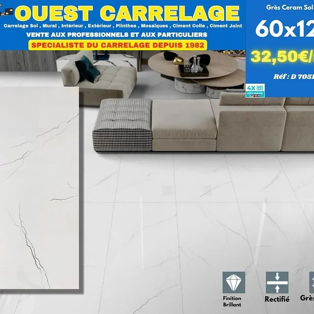 carrelage sol marbre