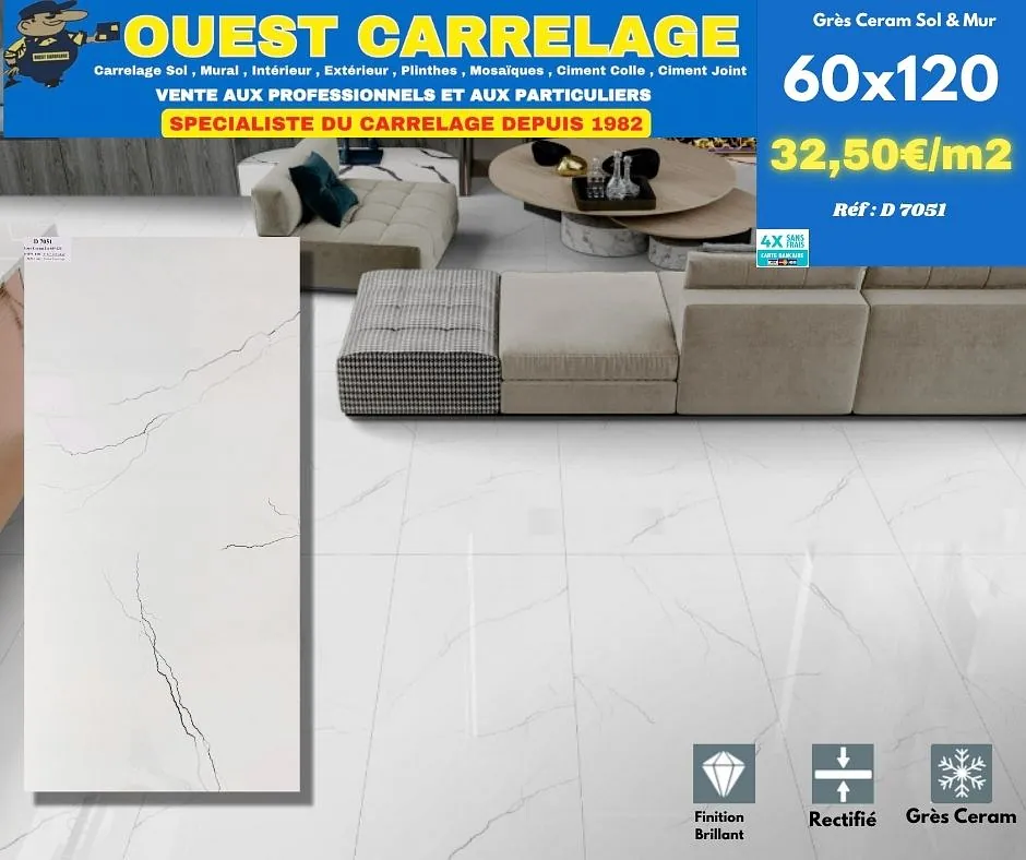 carrelage sol marbre