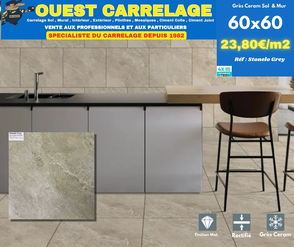 carrelage sol pierre BEIGE
