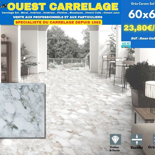 carrelage sol marbre