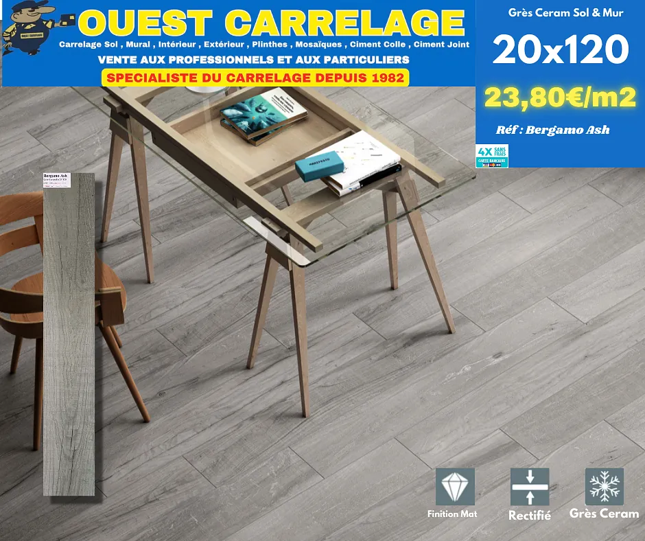 CARRELAGE EFFET BOIS PARQUET