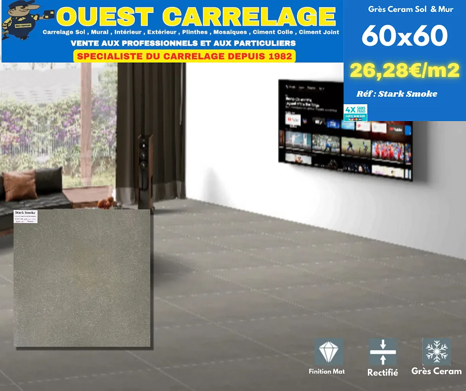 carrelage sol ANTHRACITE