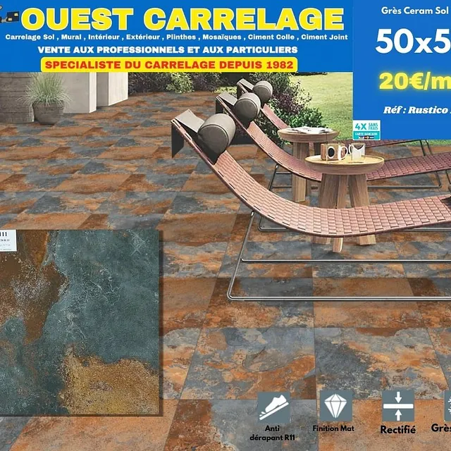 carrelage sol ARDOISE