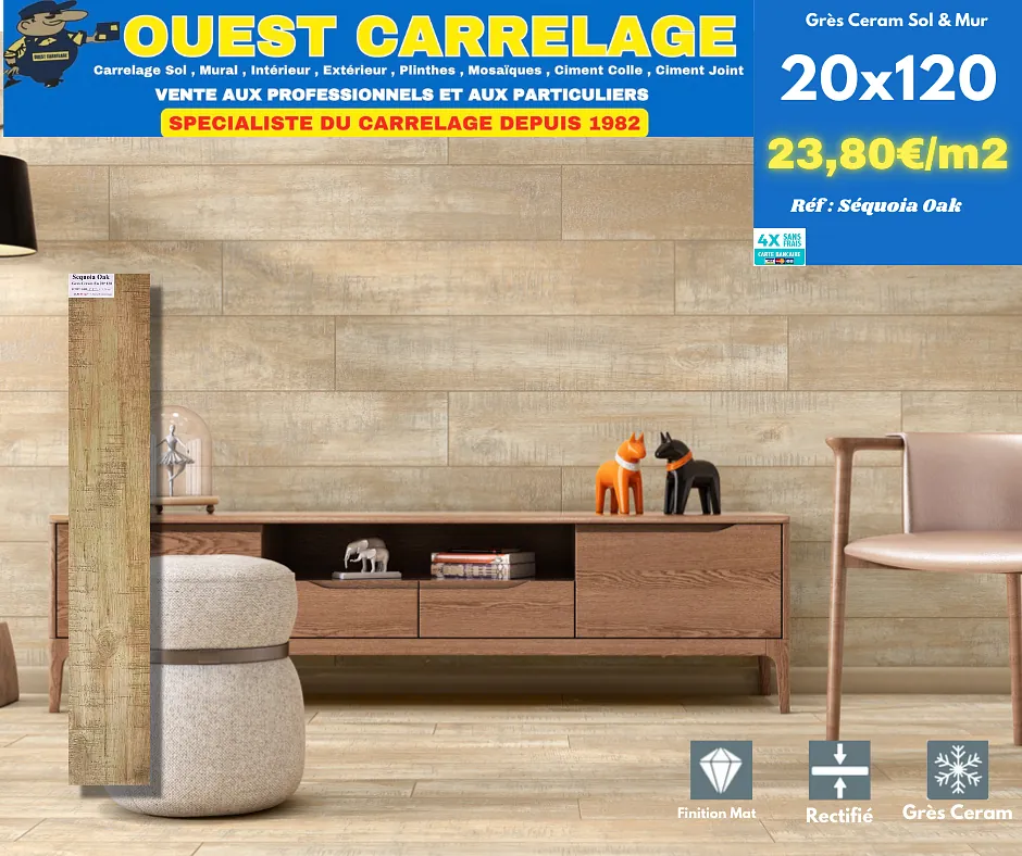 CARRELAGE EFFET BOIS PARQUET