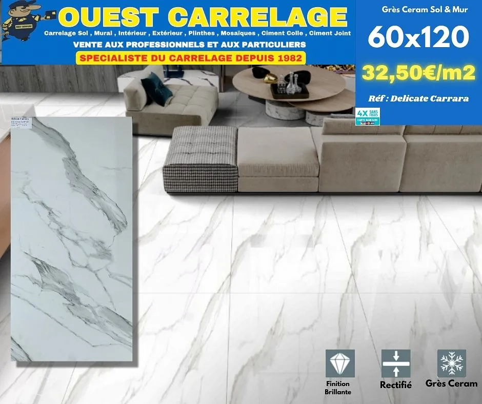 carrelage sol marbre