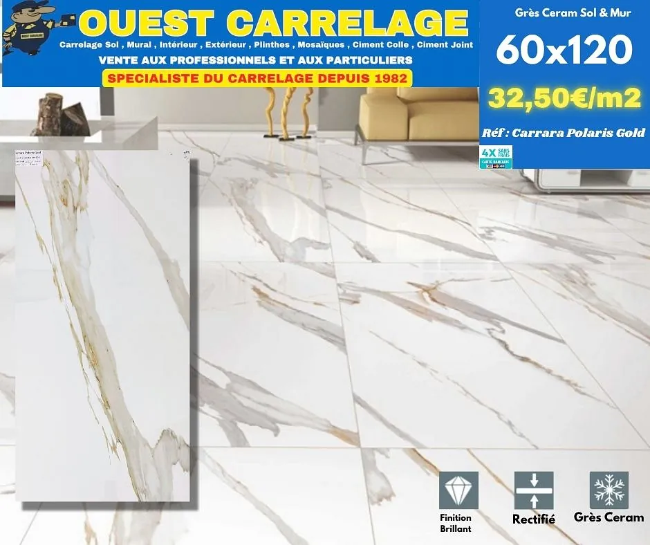 carrelage sol marbre