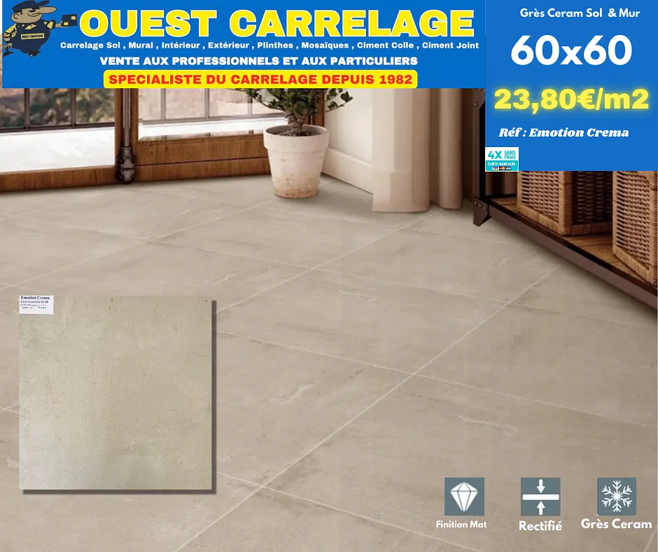carrelage sol BEIGE