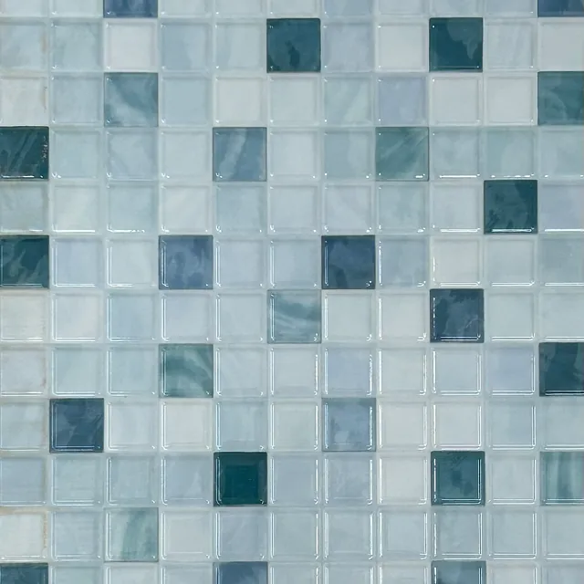 CARRELAGE MURAL MOTIF BLEU