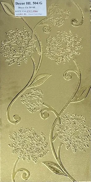 DECOR FINITION OR GOLD