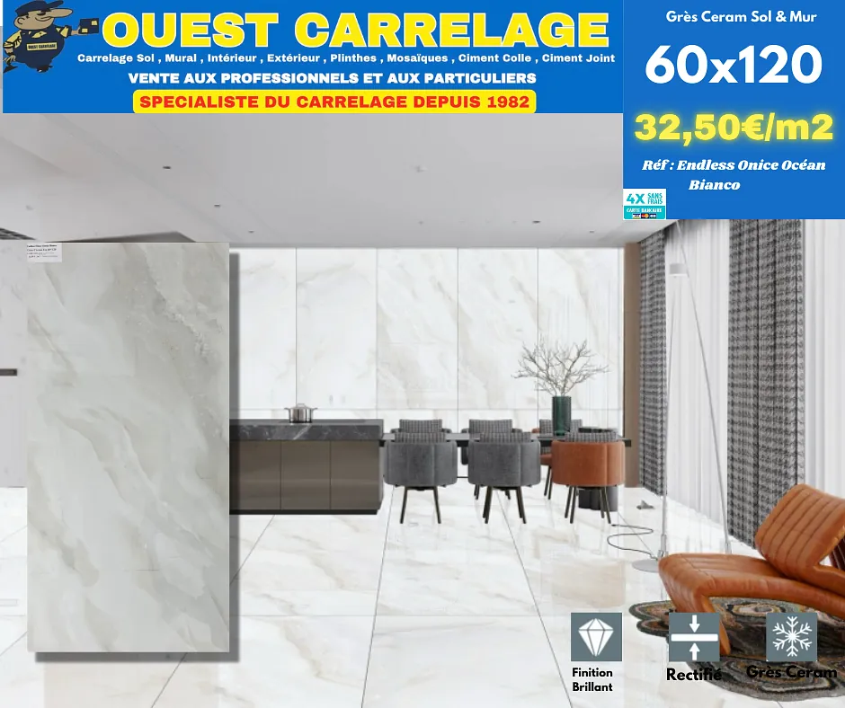 carrelage sol marbre