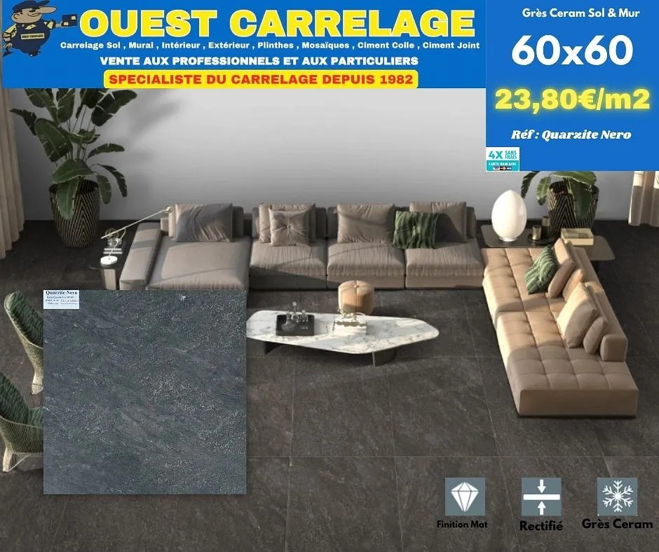 carrelage sol pierre 