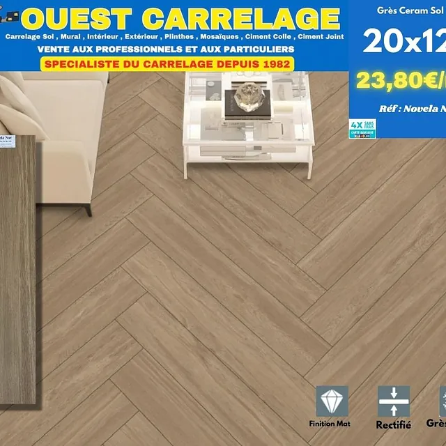 CARRELAGE EFFET BOIS PARQUET