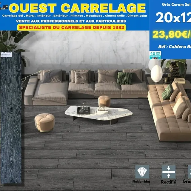 CARRELAGE EFFET BOIS PARQUET
