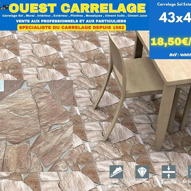 CARRELAGE SOL MOTIF PIERRE