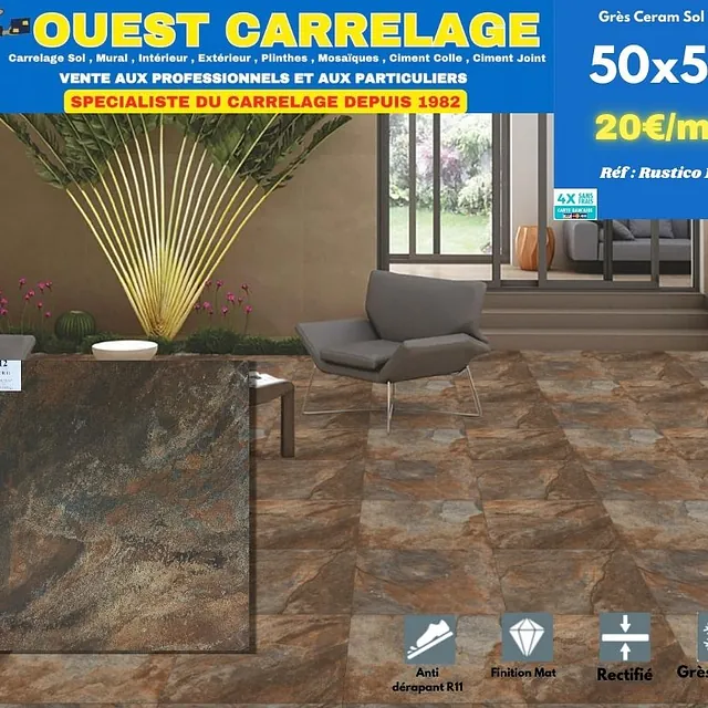 carrelage sol pierre