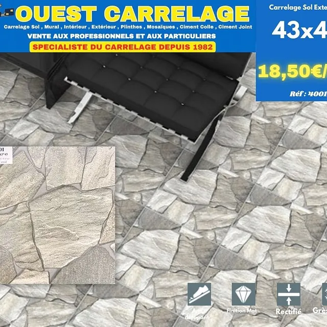 CARRELAGE SOL MOTIF PIERRE