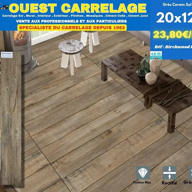 CARRELAGE EFFET BOIS PARQUET