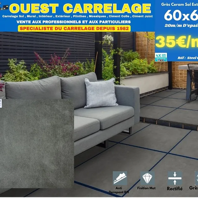 carrelage sol pierre noir