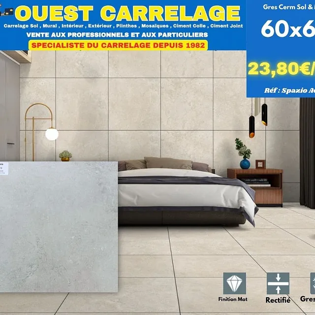 carrelage sol PIERRE BEIGE