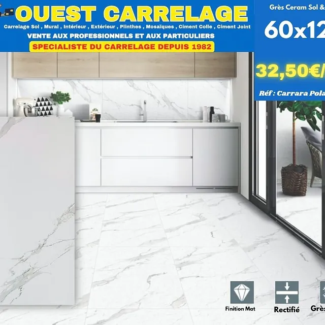 carrelage sol marbre MATT