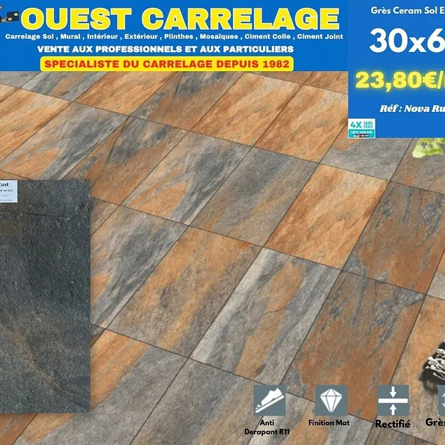 carrelage sol pierre ARDOISE